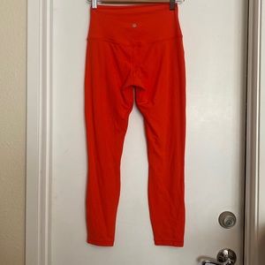 Lululemon size 6 orange align